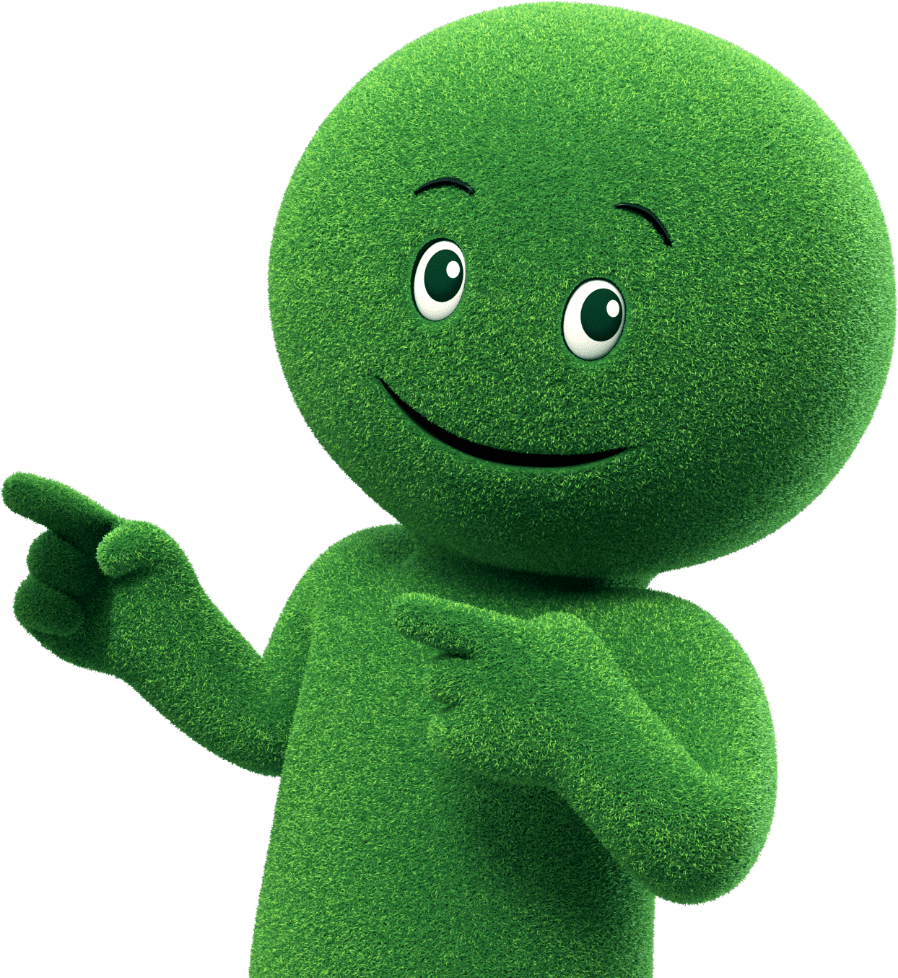 Mascot pointing